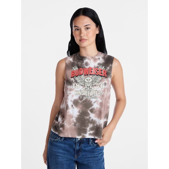 Budweiser Women's Graphic Muscle Tank Top, Sizes XXS-XXL