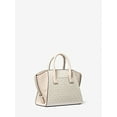 thumbnail image 3 of Michael Kors Avril Small Logo Leather Tote Bag, Light Cream, Light Cream Multi, 3 of 4