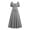 Gray#renaissance corset dress women, variant on SZJXBUY Renaissance Dresses for Women Plus Size Vintage Short Puff Sleeve Cottage Core Dress Lace Up Front Square Neck Medieval Corset Dress Black,S