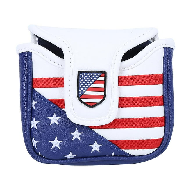 Golf Putter Magnetic Protection Covers Waterproof Headcover with Embroidery Pattern Accessorylarge size/14x12x3.5cm