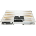thumbnail image 3 of OnDisplay Luxe Acrylic Backgammon Set (Gold), 3 of 7