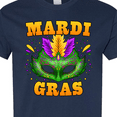 thumbnail image 4 of Inktastic Mardi Gras with Green Masquerade Mask T-Shirt, 4 of 5