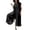 F, variant on HXWCHs formal Event Jumpsuits Stylish Women's Casual Short Sleeve Shirt Style Mid Length Jumpsuit Solid Color Romper S B