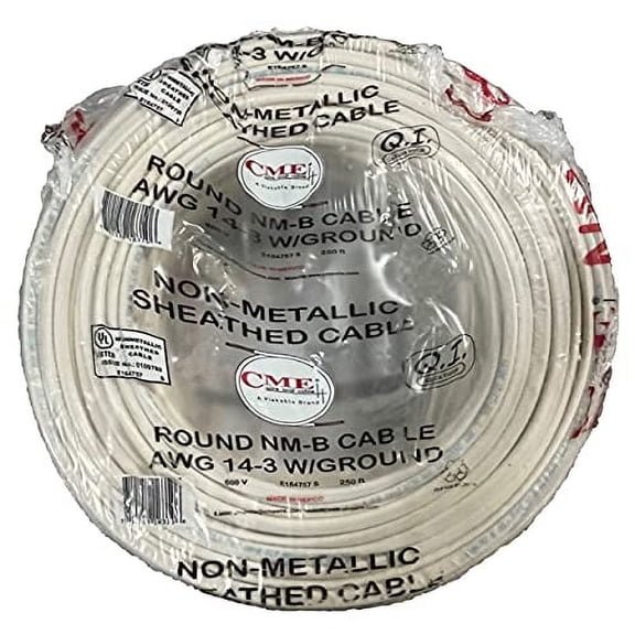 14/3   Ground Copper Building Wire, NM-B Cable, 250-Feet$$Tools & Hardware Other