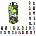 thumbnail image 3 of 2L Inflatable Swimming Bag Multifunction Dry Sack Large Capacity Dustproof Washable Storage Pouch Boating Lifebelt Water Sports Orange Camouflage 24x72cm, 3 of 9