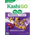 thumbnail image 2 of 2 Pack - Kashi GO Protein Cereal, 10g Protein, 10g Fiber, Mixed Berry Crunch, 17.7oz Box (1 Box), 2 of 8
