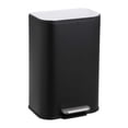 thumbnail image 2 of 12L Stainless Steel Step Trash Can with Soft-Close Lid – Hands-Free Kitchen & Bathroom Garbage Bin, 2 of 8