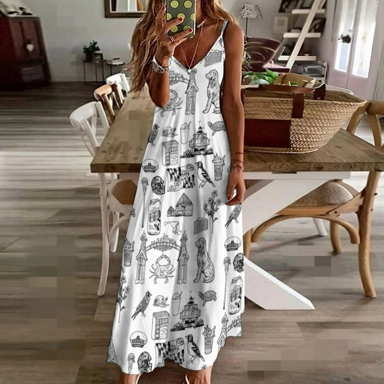 Maryland Flash Sheet Sleeveless Dress wedding dresses for woman Women's evening  dress luxury dresses Dresses for wedding party - Walmart.com
