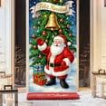 thumbnail image 3 of Taicans Santa Claus Christmas Door Covers 35.4x70.9in - Festive Front Door & Wall Decor,Easy Install Holiday Party Decoration,Reusable Standard Size for Indoor/Outdoor Use, 3 of 5