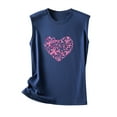 thumbnail image 5 of Pisexur T-Shirt pour Femmes contre le Cancer du Sein Sans Manches à Col Rond, Lutte contre le Ruban Rose, Sensibilisation au Cancer du Sein, Débardeur Dos Nageur, 5 of 5