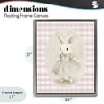 thumbnail image 4 of Stupell Industries Cottage Sweet Pink Girl Bunny Gray Floating Frame Canvas Art, 25 x 31, by Arlington Prints, 4 of 8