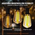 thumbnail image 3 of VEVOR 200FT LED Outdoor String Patio Lights Waterproof ST38 Shatterproof Bulbs, 3 of 9