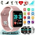 thumbnail image 1 of PENGXIANG X Montre Intelligente Étanche Bluetooth Montre Intelligente Moniteur de Pression Artérielle Fréquence Cardiaque Bracelet pour iOS Android Noir, 1 of 11