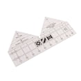 thumbnail image 2 of Sailing Rejillas de regla antideslizantes de acrílico transparente para coser - Regla de doble tira de 45/60/90 grados, 2 of 9