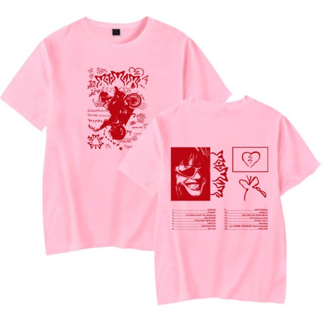 LA ROSALíA T-Shirt Merch For Women/Men Unisex Summer Fashion Short Sleeve Tshirt Streetwear