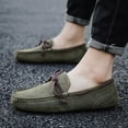 thumbnail image 6 of Men's Casual Loafers Slip On Leather Shoes Comfortable Driving Shoes Moccasins Classic Penny Loafer Flats Boat Shoes, 6 of 10