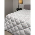 thumbnail image 2 of Geometric Circle Down Alternative Comforter, Disc Shaped Curve with Interior Hoops on Beige Vintage Inspired, Microfiber Quilt for All Season, 5 Sizes, Multicolor, by Ambesonne, 2 of 3