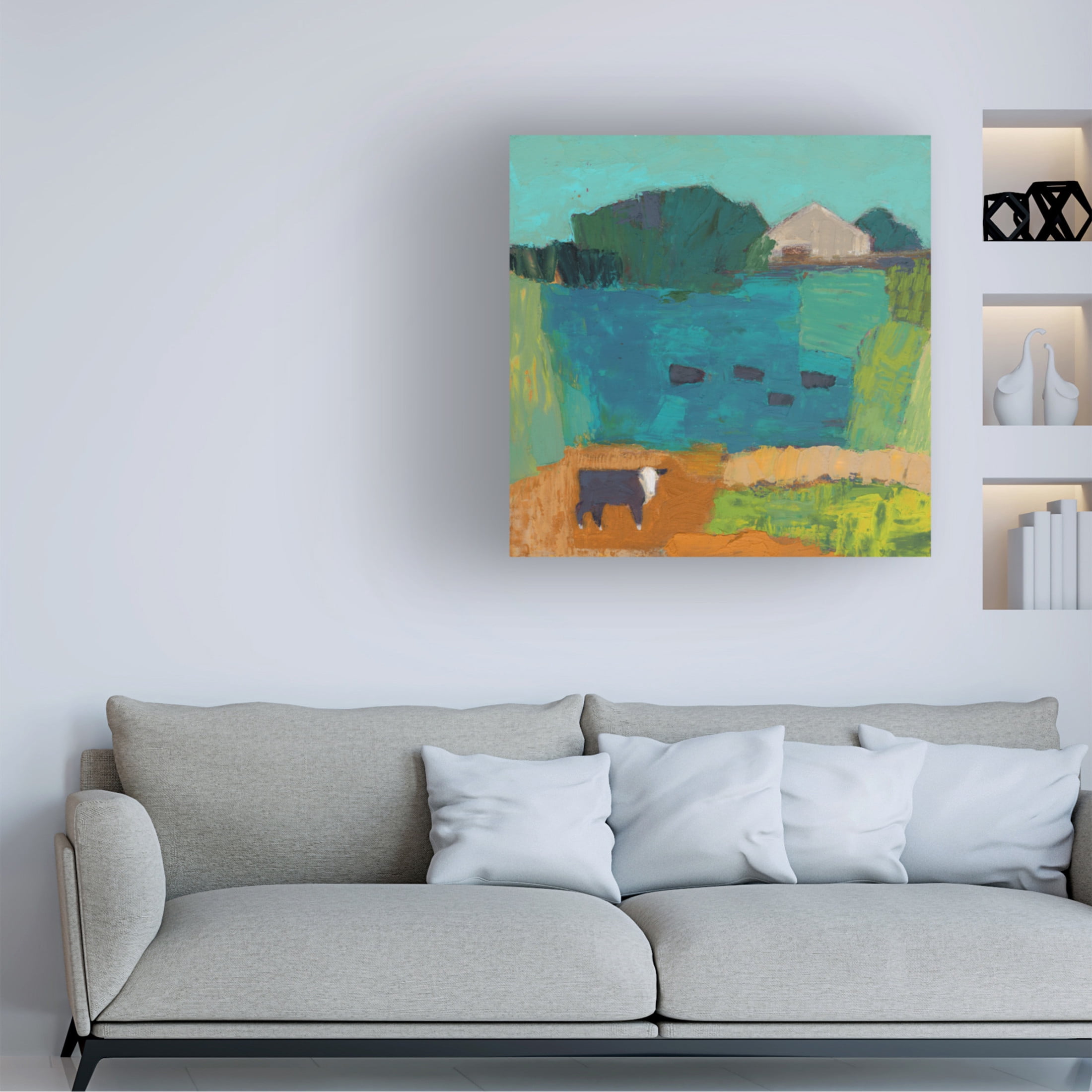 Trademark Fine Art Sue Jachimiec  Chocowinity Barn Canvas Wall Art