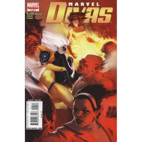 Marvel Divas #4 VF ; Marvel Comic Book