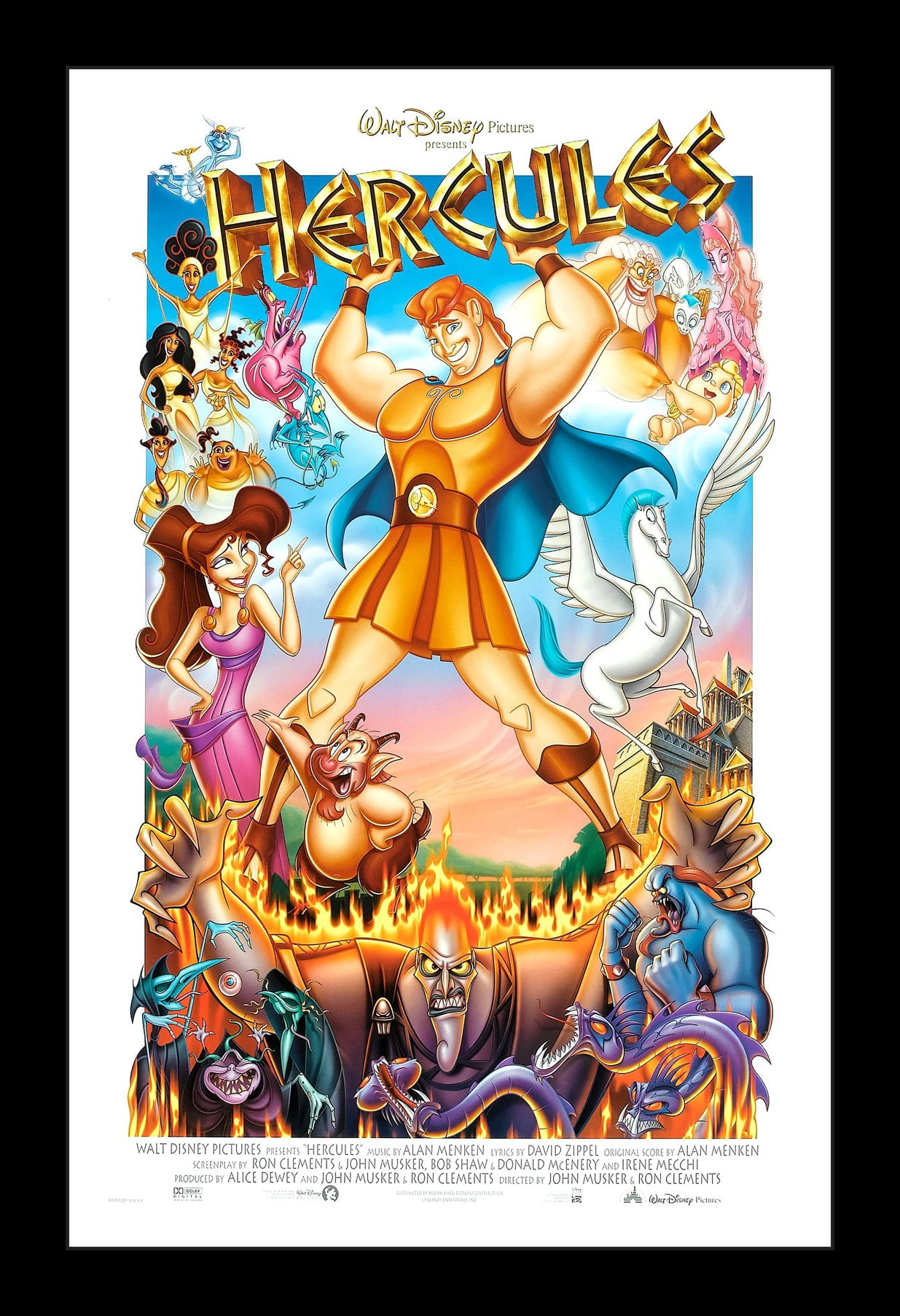 Disney Hercules Movie Poster