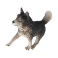thumbnail image 1 of Realistic Plastic Animal Figure Simualtion Model Toys Little Huskie, 1 of 9
