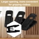 thumbnail image 4 of Perchas para pantalones de terciopelo negro de primera calidad (juego de 10), 4 of 7