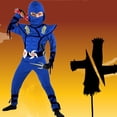 thumbnail image 5 of BaLuLu Ninja Costume Kids Ninja Muscle Costumes Boys Ninja Set Accessories Best Children Gift, 5 of 7
