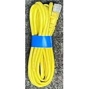 Ethernet Cable 10ft Cat5e RJ-45 connectors Verified TIA/EIA 568B.2 26AWG 4Pair - Yellow