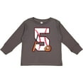 thumbnail image 3 of Inktastic Baseball Fifth Birthday- five years old Boys or Girls Long Sleeve Toddler T-Shirt, 3 of 5