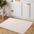 thumbnail image 1 of GlowSol 2'x3' Small Area Rug Modern Solid Entryway Washable Rug Non-Slip Low-Pile Rug, Beige, 1 of 2