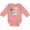 Mauve, variant on Inktastic Happy Easter with Cross and Flowers Boys or Girls Long Sleeve Baby Bodysuit
