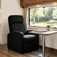 thumbnail image 3 of Yaheetech Modern Upholstered Boucle Recliner Chair with Pocket Springs, Black, 3 of 6