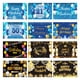 thumbnail image 3 of Fondo de feliz cumpleaños para niñas, mujeres, rosa y dorado, suministros de decoración para fiestas de cumpleaños, pancarta floral con purpurina de oro rosa para niñas dulces, mujeres, fiestas de cum kaili Sencillez, 3 of 4