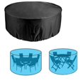 thumbnail image 1 of JFBUJC Patio Furniture Covers Waterproof Outdoor Round Table Cover Anti-fading, 1 of 4