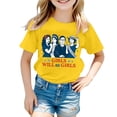 thumbnail image 3 of Girls T Shirts Kids Empowering Slogan Will Be Graphic Tee Short Sleeve Girls' Tops Yellow 8-9 Years, 3 of 5