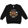thumbnail image 2 of Inktastic Happy Groundhog Day Cute Toddler Sweatshirt, 2 of 4