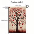 thumbnail image 3 of PHYHOO Valentine's Day Love Tree Garden Flag, Home Outdoor Patio Valentine's Day Party Lawn Garden Flag Decoration -A White, 3 of 6