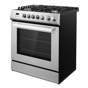 30 in. Nebula Collection 5.0 cu. ft. 5 burner Gas Range in Stainless Steel