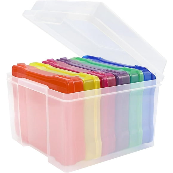 EcoNesxp Pieces Multicolor Photo Storage Box Photo Storage Organizer is suitable for