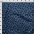 thumbnail image 4 of oneOone Polyester Spandex Blue Fabric Leaves Fabric For Sewing Printed Craft Fabric By The Yard 56 Inch Wide, 4 of 4
