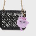 thumbnail image 2 of Unique Bargains Christmas 1 Pc Fashion Coal Ball Handbag Charm Bag Accessories Taro Purple, 2 of 5