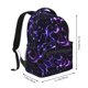 thumbnail image 2 of Disketp Galaxy Lightning Mochila Estampada para Hombre y Mujer – Mochila Ligera Clásica con Múltiples Bolsillos para Universidad, Trabajo y Viajes-One Size, 2 of 5