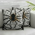 thumbnail image 3 of Halloween Pillow Covers , Halloween Decor Spider Web Throw Pillows HolidayOutdoor Halloween Decorative Cushion Case Halloween Decorations for Home Couch Sofa, 3 of 5