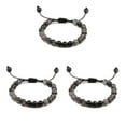 thumbnail image 1 of Decodeary Stackable Collection Bracelet For Men And Women Natural Gemstones Beads Minimalist Bracelet For Women Beads Bracelet Black dragon pattern 3Set, 1 of 6