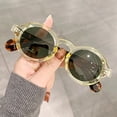 thumbnail image 4 of Xinwanna Polarized Sunglasses UV Protection 90s Retro Style Windproof Unisex Spectacles Round Lens Block Sunlight Vacation Beach Spectacles Outdoor Eyewear (Type B), 4 of 13