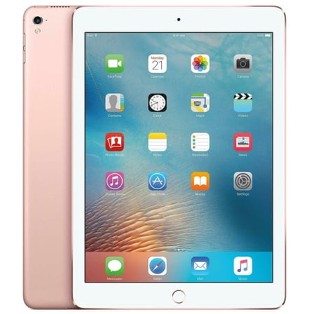 Restored Apple iPad Pro - 128GB - Wi-Fi + Cellular Unlocked - 9.7 - Rose Gold (Refurbished)