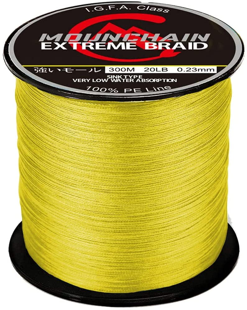 Procean 100% PE 4 & 8 Strands Braided Fishing Line, 6-300 LB - Import It All