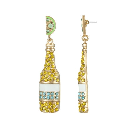 Packed Party Twist-Of-Lime Earrings, 1 Pair