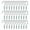 White, variant on Unique Bargains 30pcs Cup Hooks 1-1/2 Inch Vinyl Coated Screw-in Ceiling Wall Thread Hooks Great for Indoor Outdoor Hanger Red