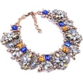 thumbnail image 4 of HSHDLDF Collier Bavoir Déclaration Collier Ras-du-Cou Collier en Verre Cristal Coloré pour Femmes Accessoires de Mode, 4 of 5